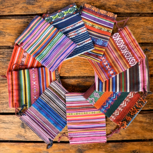 Set de 12 Bolsas tela Estilo Étnico